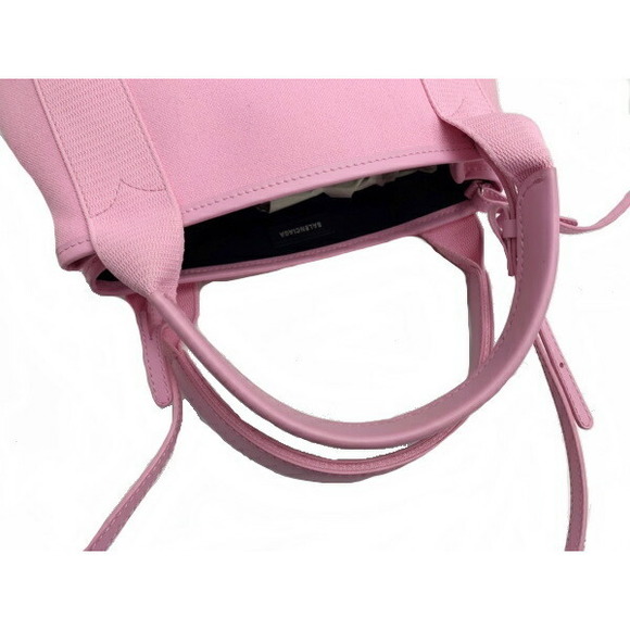 Balenciaga 2way Bag Blue Cabas Xs Leather Pink - Picture 4 of 9